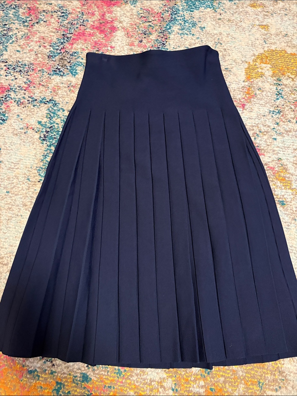 Apparalel navy pleated skirt - Picture 2 of 5